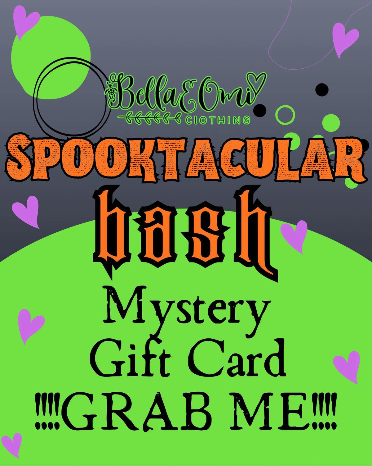 (2026 Spooktacular Bash) Grab Me Gift Card