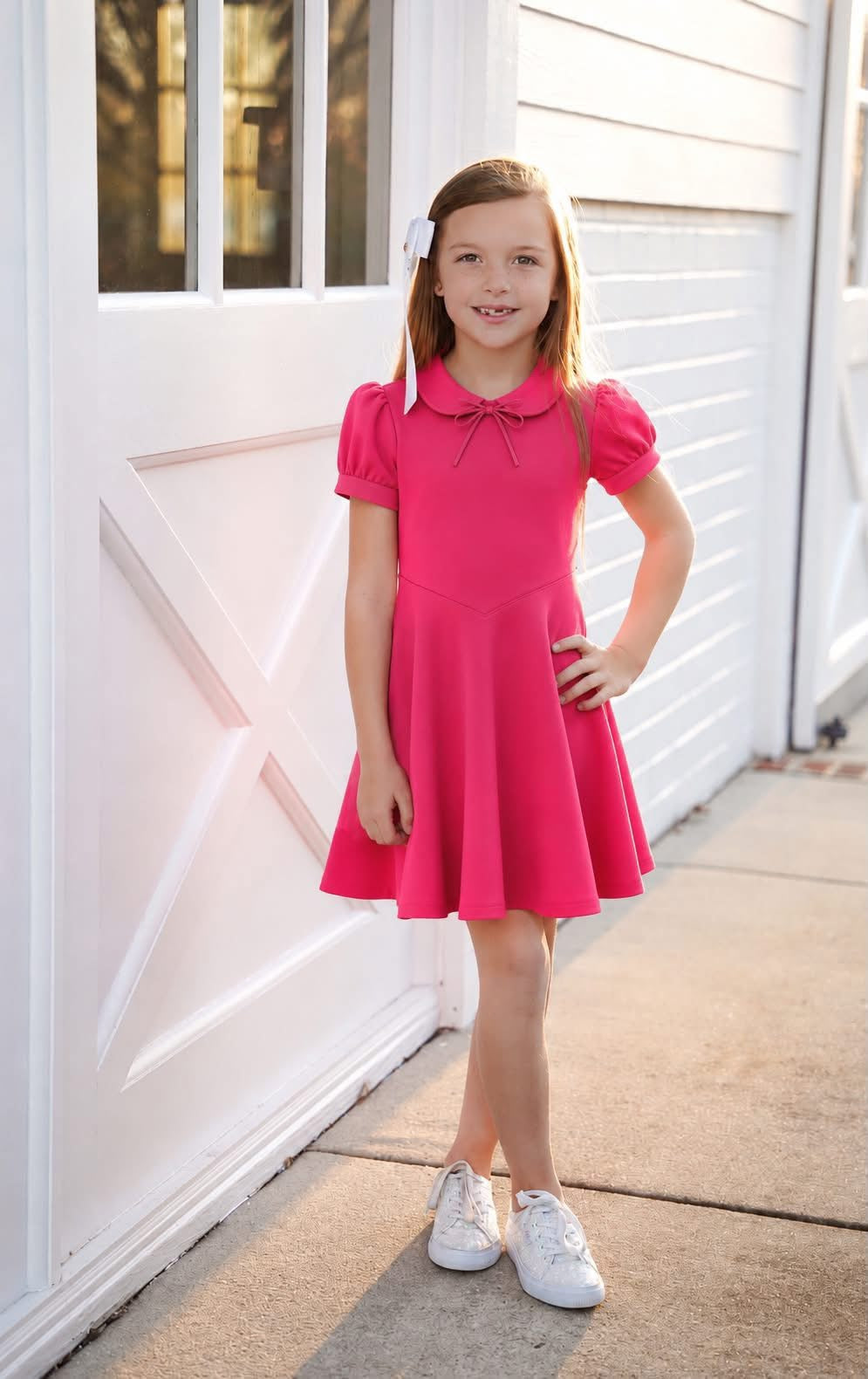 Extras (2026 School Uniforms) Hot Pink ATHLETIC Dress