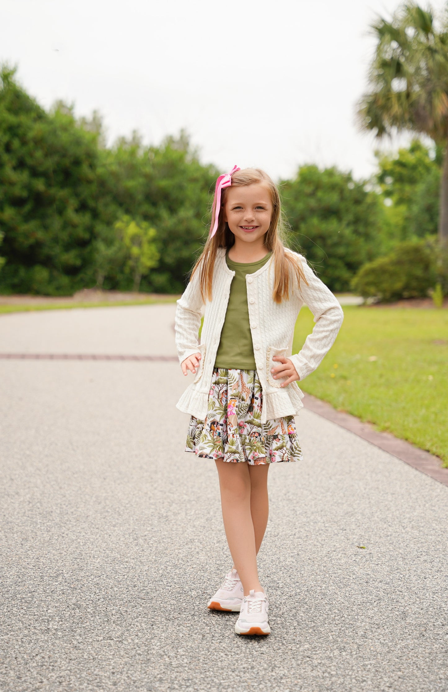 EXTRAS(2026 Cardigans) Cream Pocket Cardigan