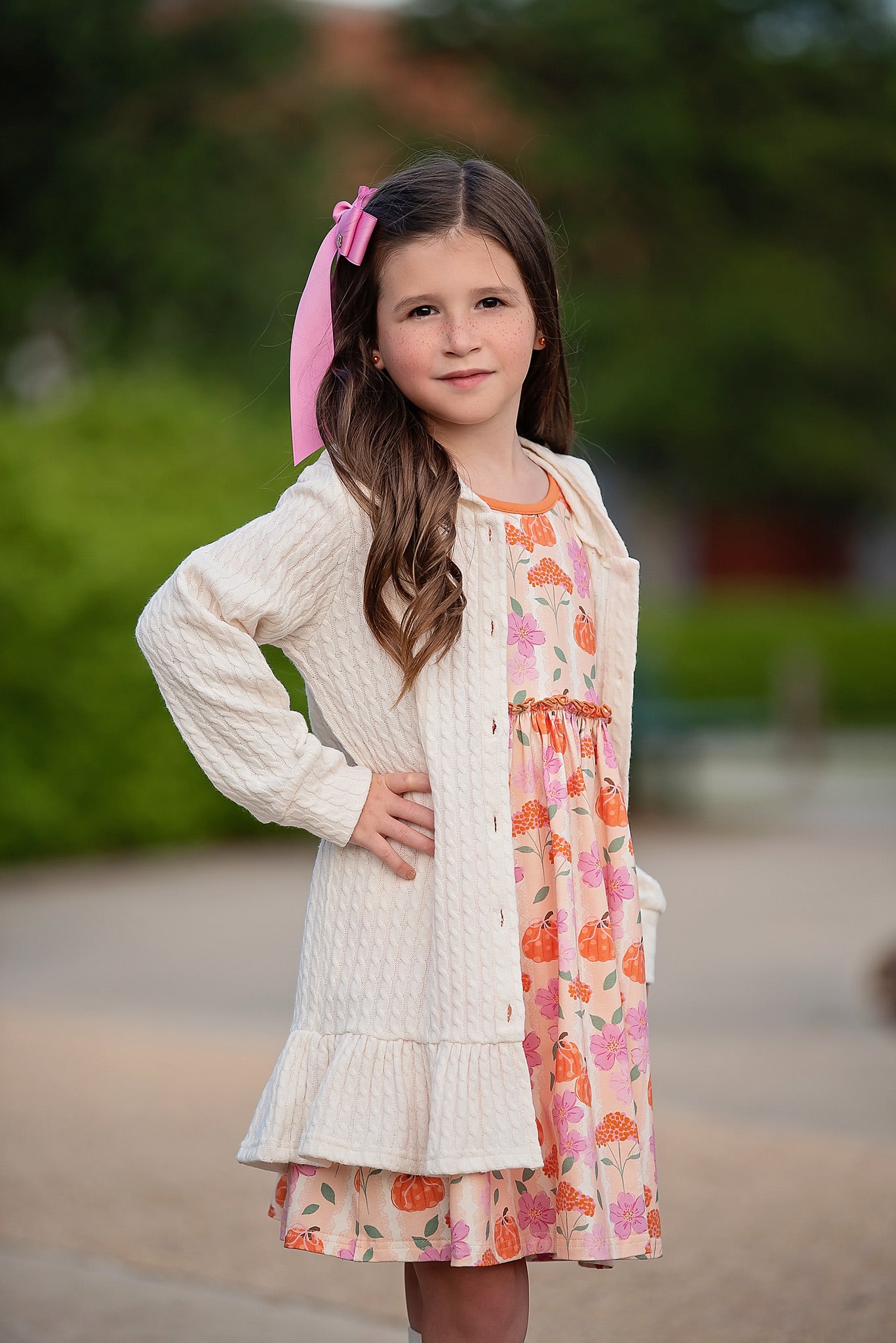 EXTRAS(2026 Cardigans) Cream Hooded Cardigan
