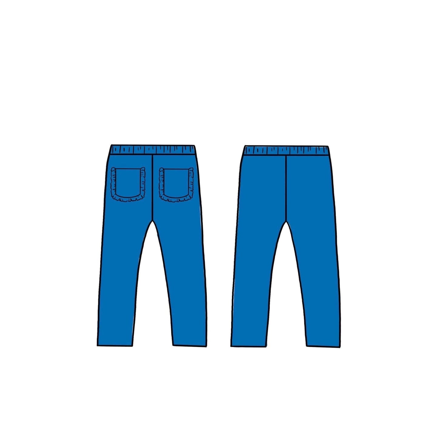 (2026 BTS BYOP)Blue Leggings