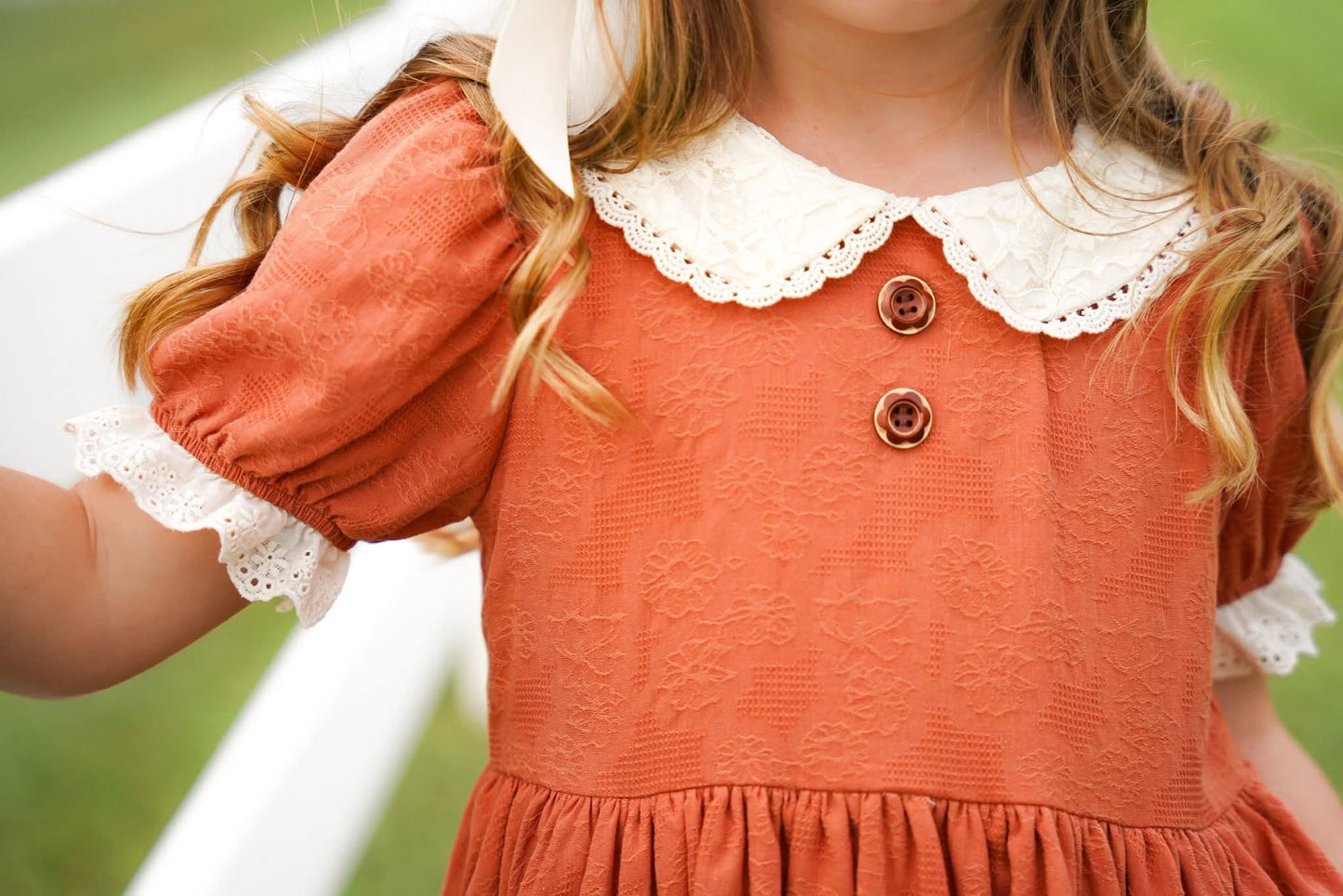 Extras (2025 Thanksgiving) Vintage Peter Pan Collar Dress