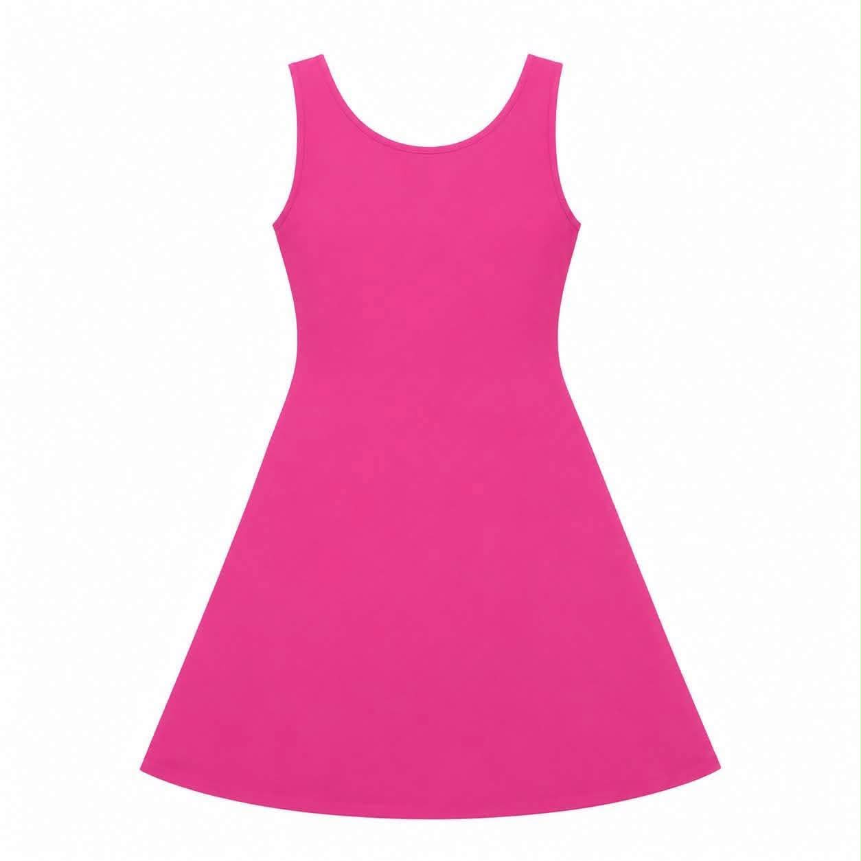 (2026 Mommy & Me Athletics) Mommy Dark Pink Athletic Dress