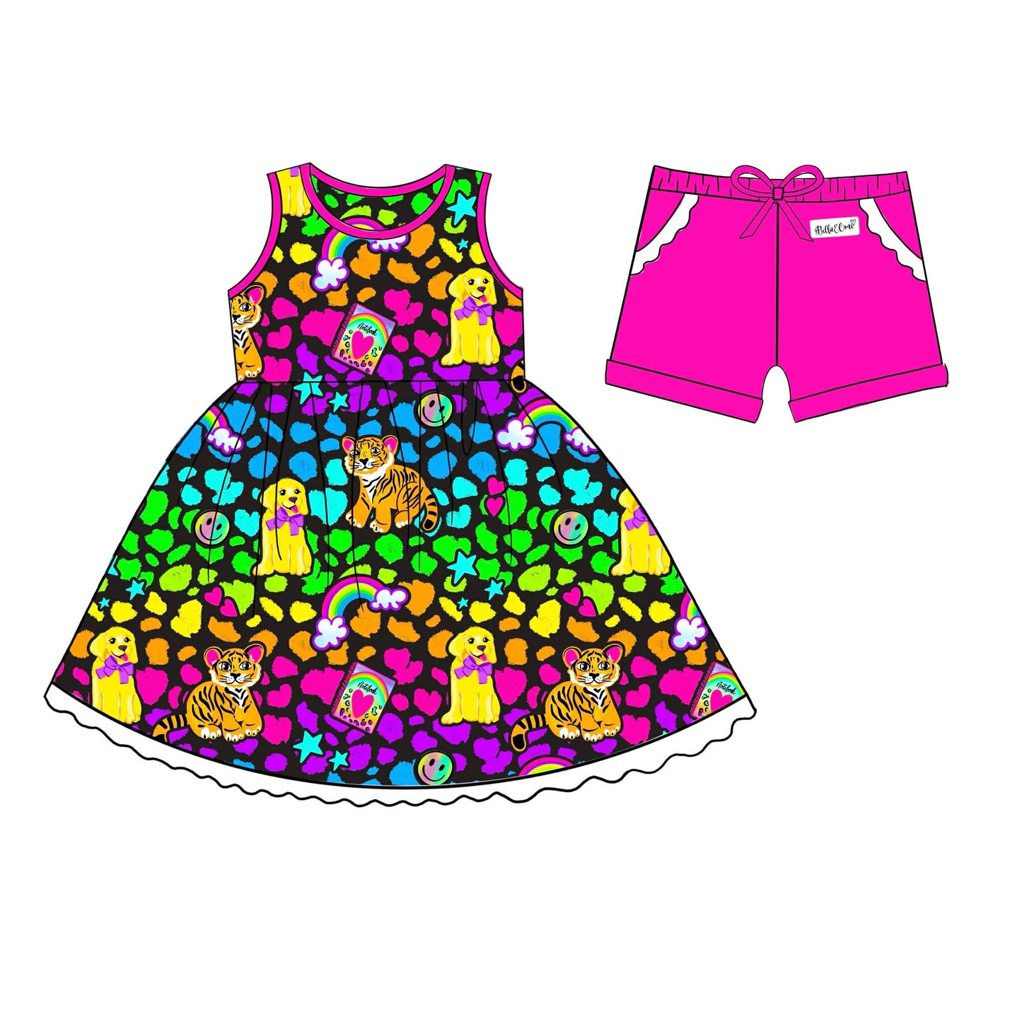 Extras (2026 Anniversary Sale) Rainbow Leopard Throwback Playset