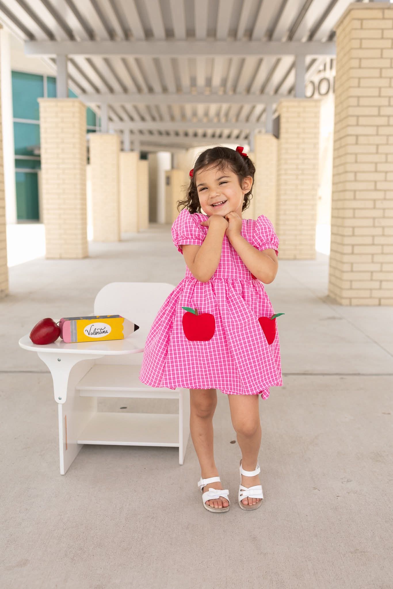 (2026 Fresh Start Fits) Pink Apple Dress