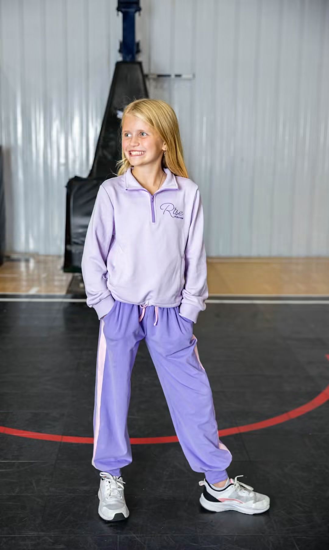 (2026 First Release) Rise Purple Half Zip Pulllover