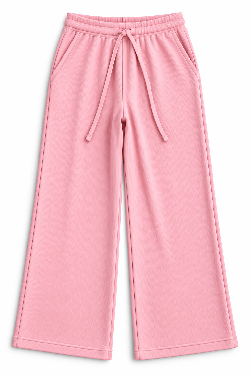 (2026 Mommy & Me Ribbed Joggers) Pink Mommy Pants
