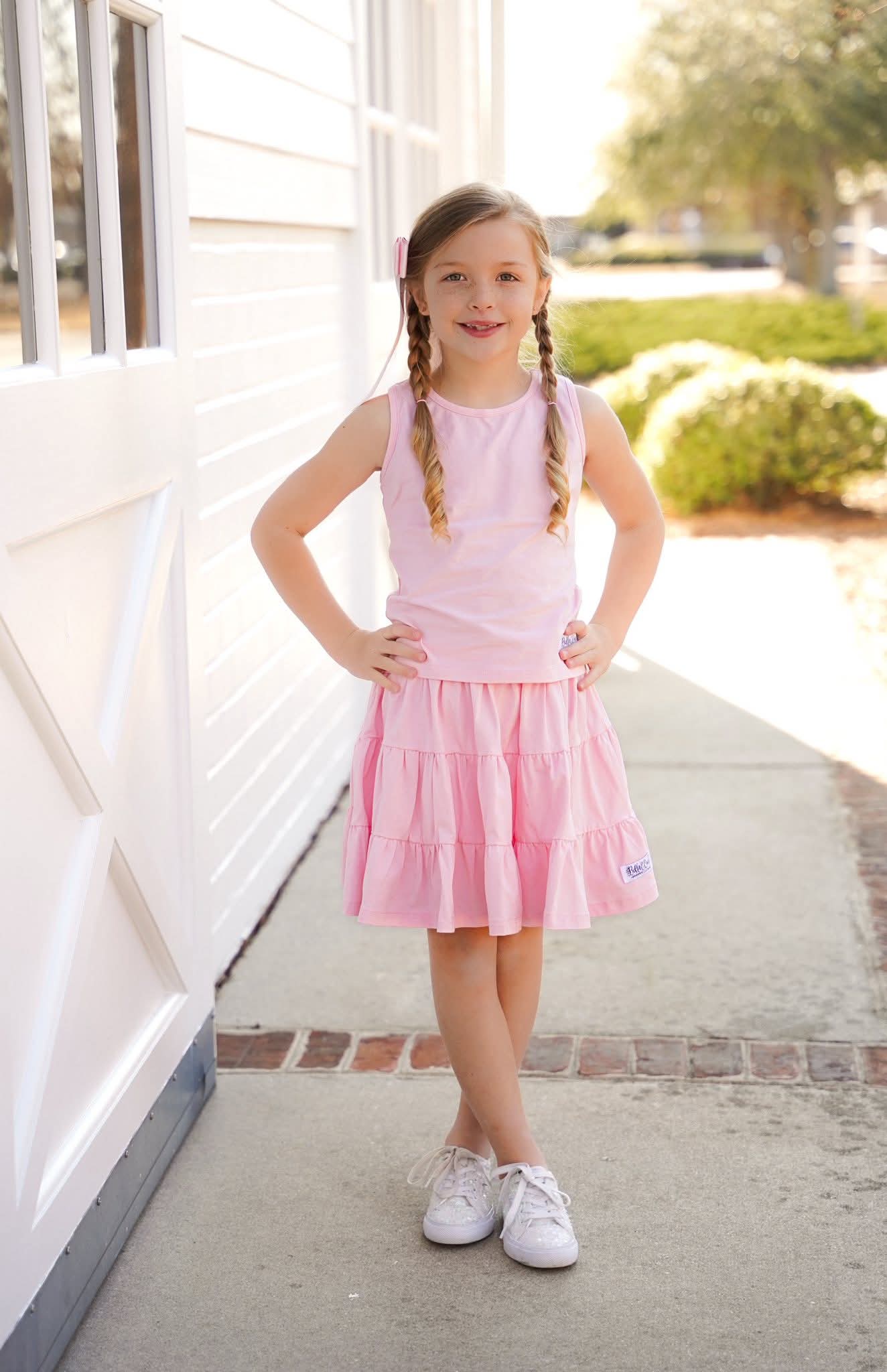 Extras (2026 Summer Staples) Pink Skort Set