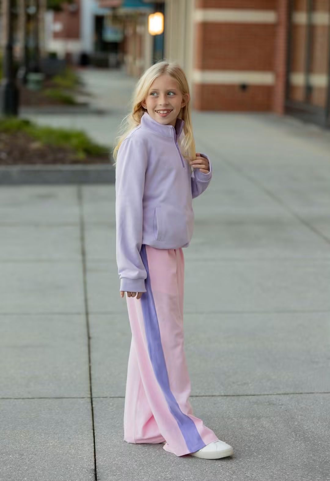 (2026 First Release) Rise Pink Wide Leg Pants