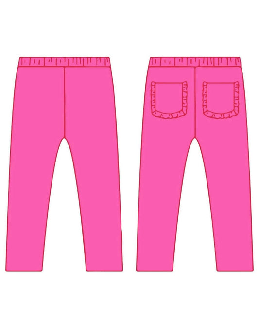 (2025 Hoodies) Hot Pink Leggings