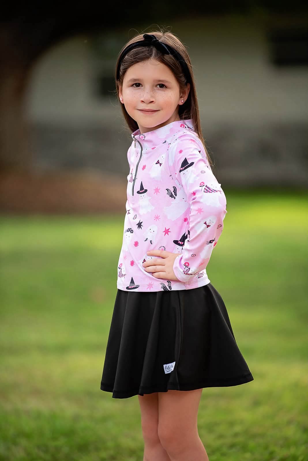 (2025 Boo Crew) Pink Ghost Athletic Set
