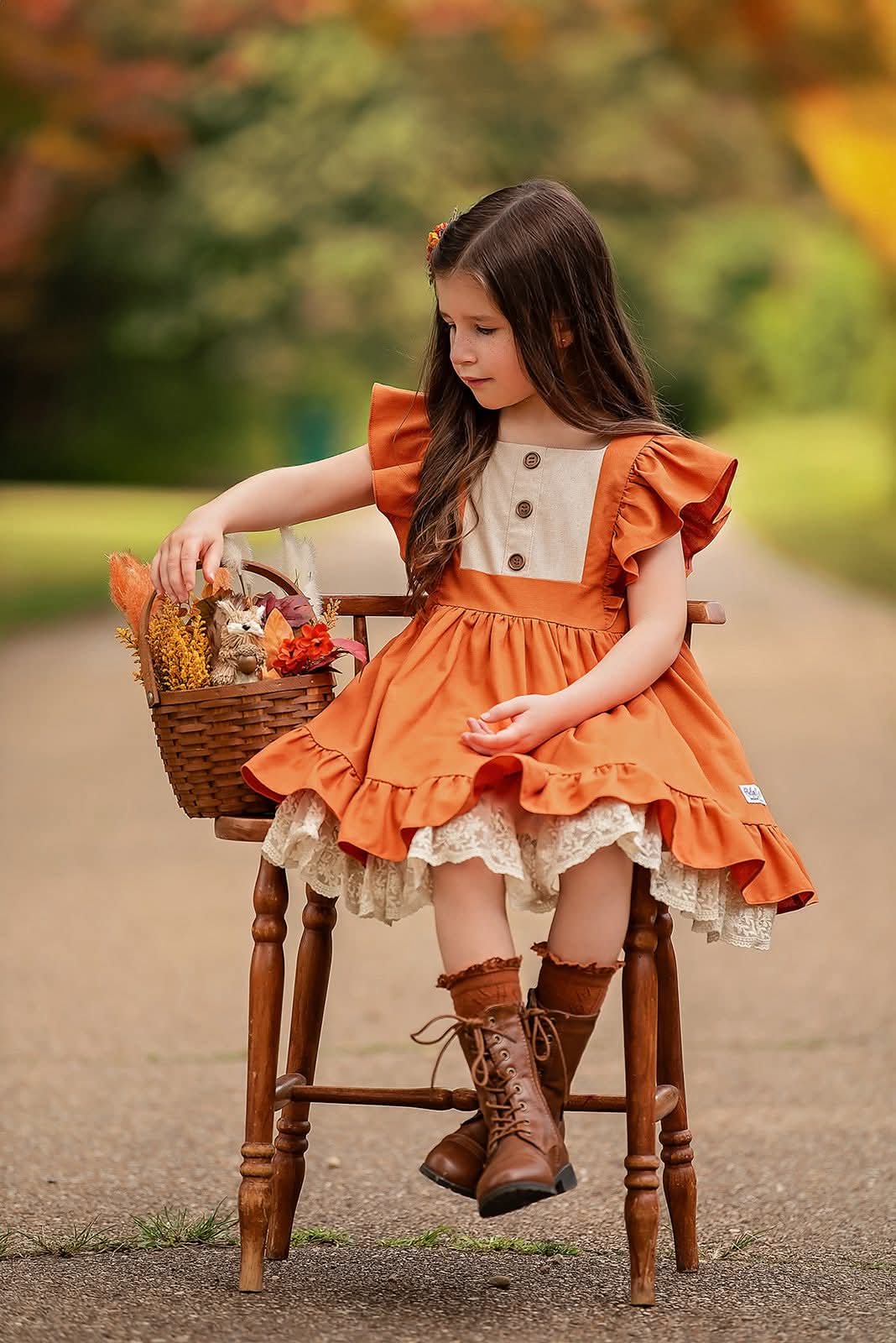Extras (2025 Thanksgiving) Flutter Sleeve Dress