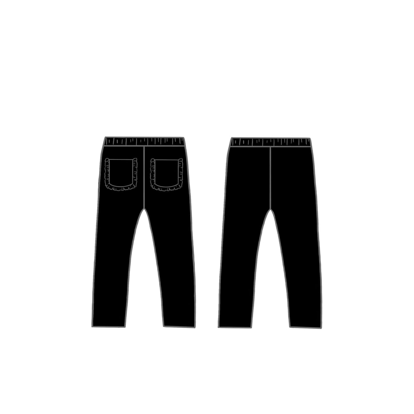 (2026 Fall BYOP) Ruffle Butt Black