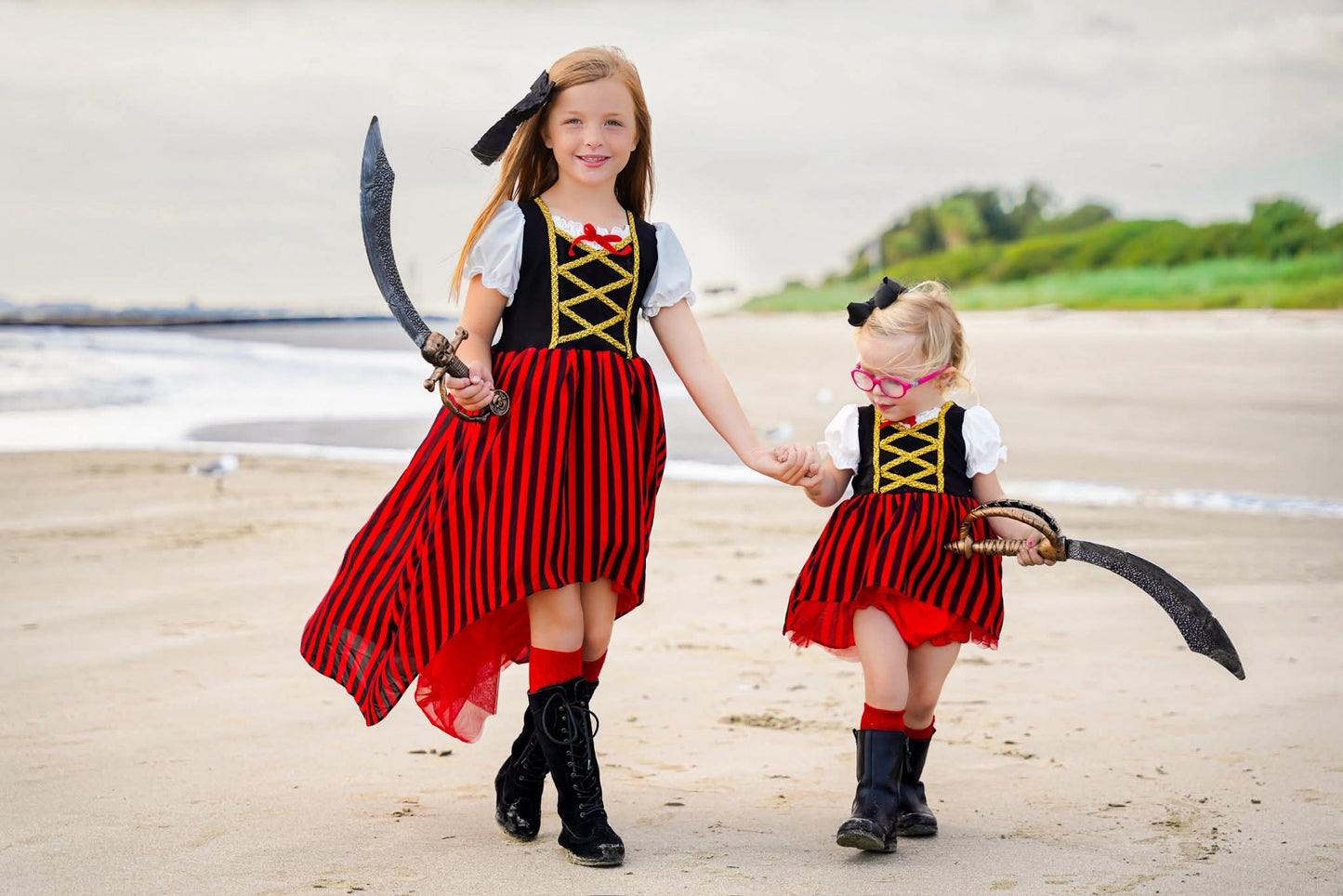 Extras (2025 Spring Break Bash) Pirate Hi Lo Dress