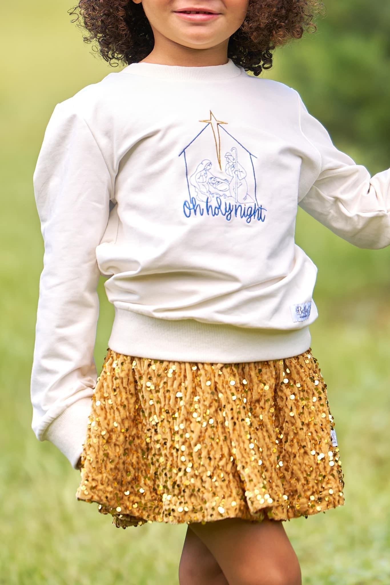 Extras (2025 Velvet Sequin Skorts) Gold