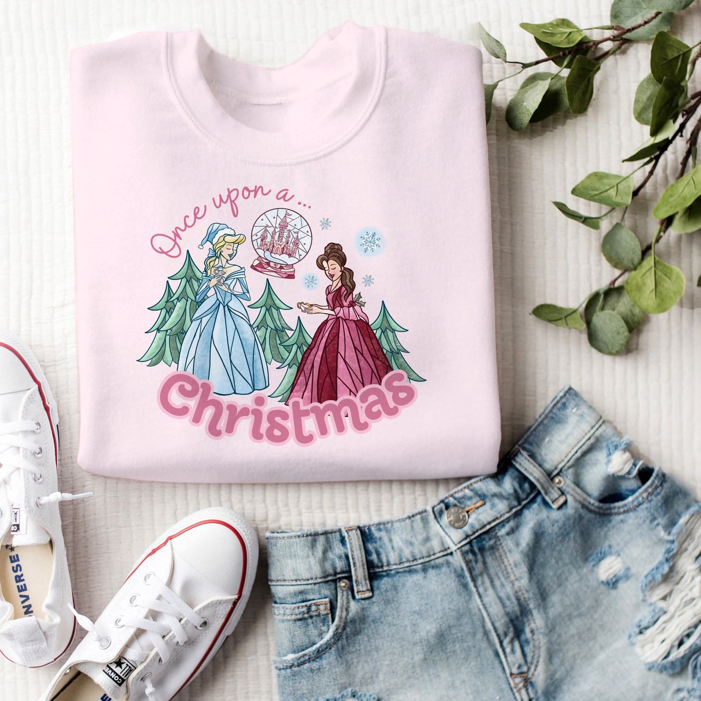 (2026 Character Christmas) Mommy Sweatshirt Princess