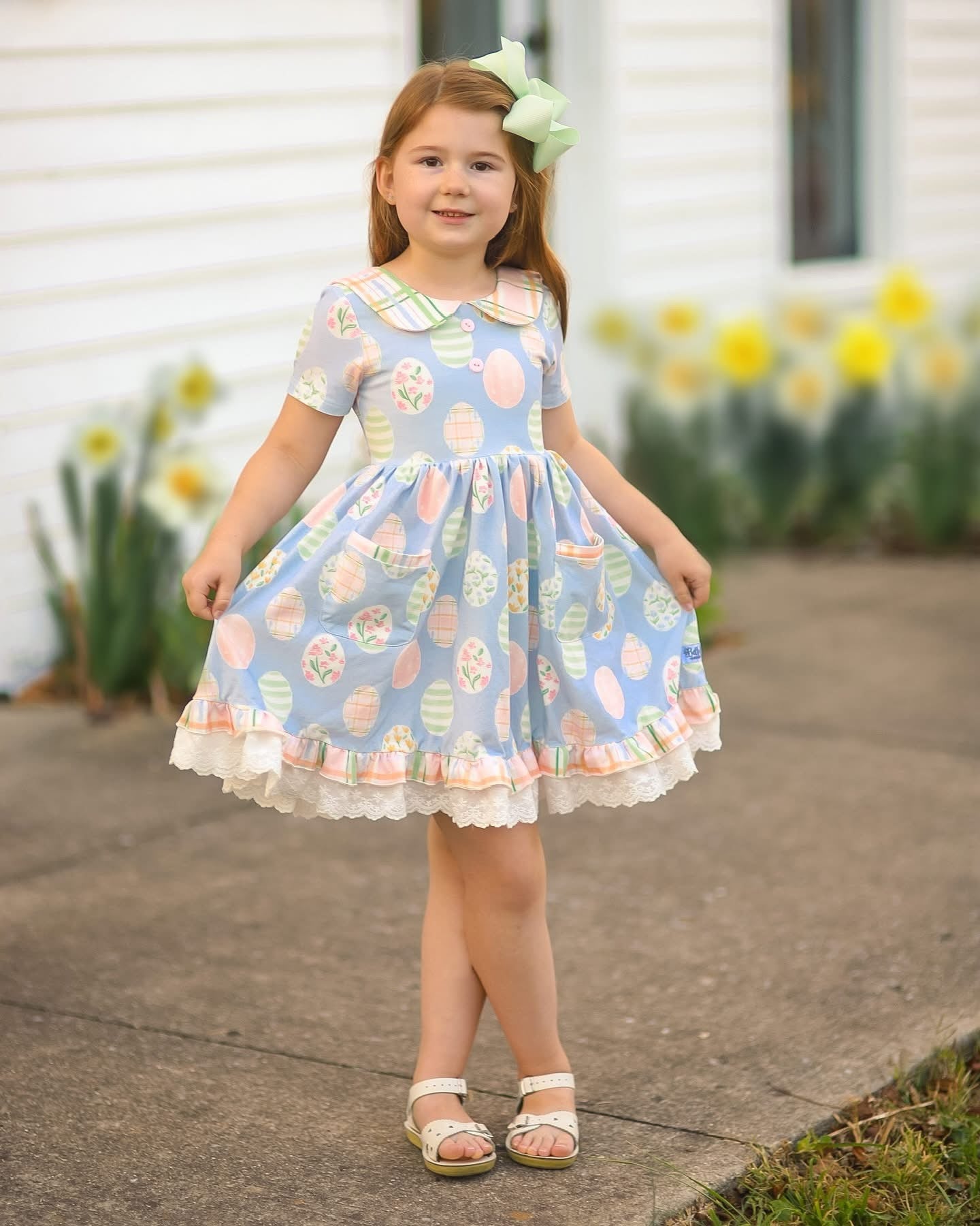 (2024 Easter Dresses) Easter Egg Dress Bella & Omi Clothing