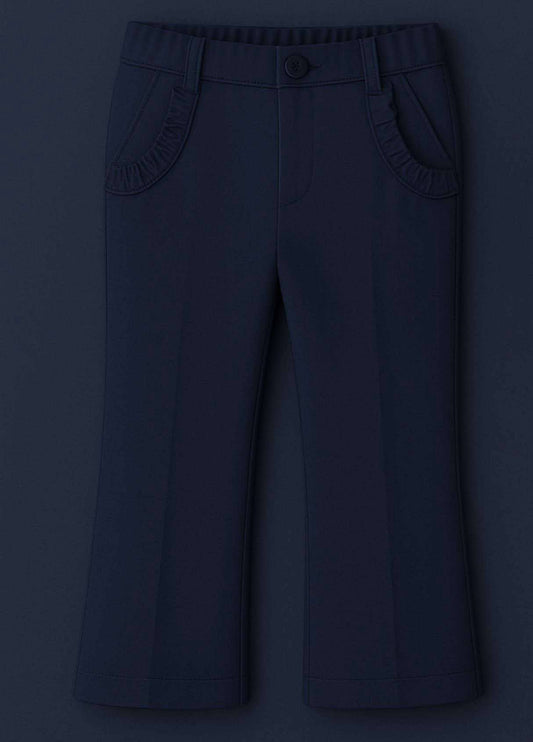Extras (2025 Uniform Collection) Navy Faux Button Pants