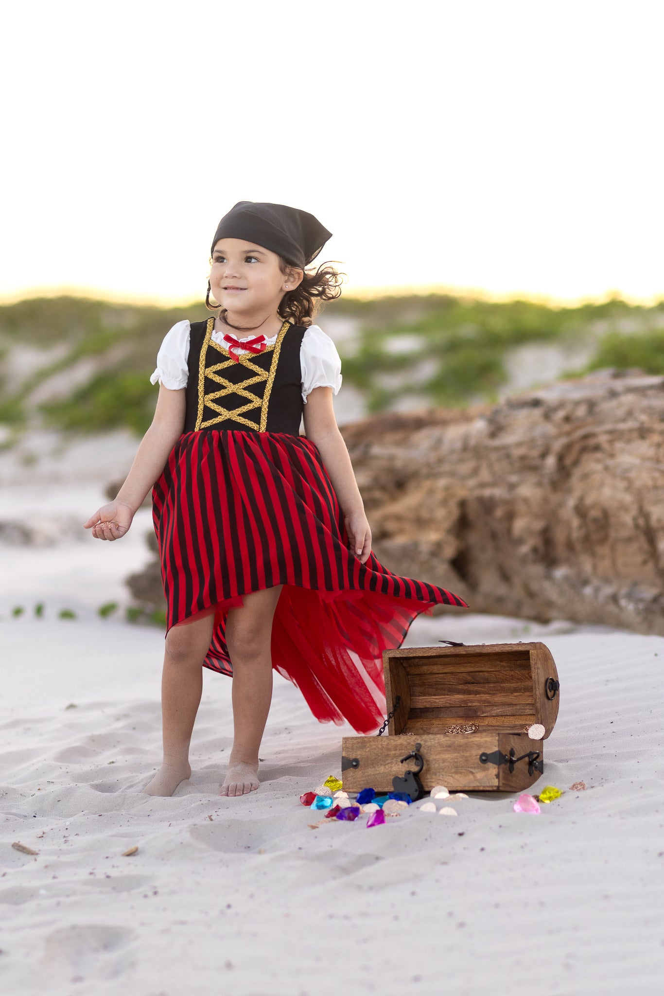 Extras (2025 Spring Break Bash) Pirate Hi Lo Dress
