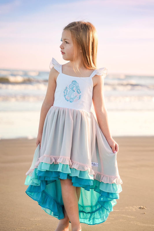 Extras (2024 Mermaids) Embroidered Dress