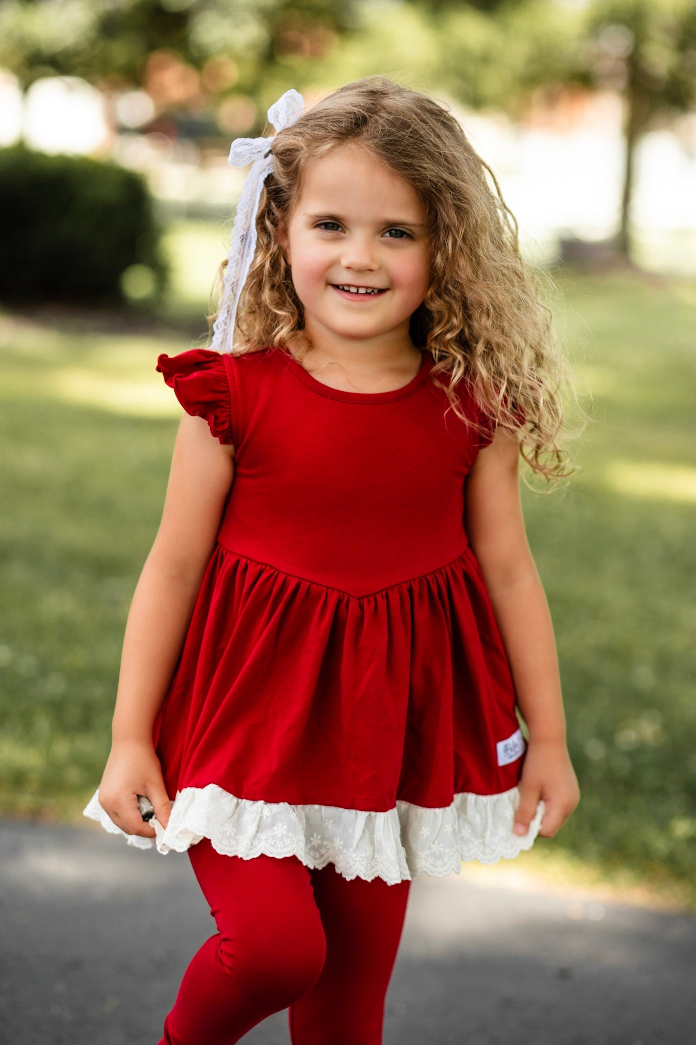 (2026 Fall Basics) Maroon Drop Waist Playset
