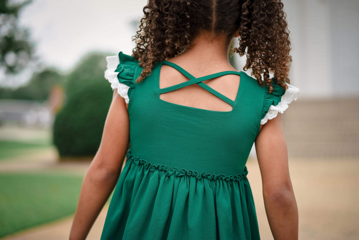 (2026 Fall Basics) Green Hi Lo Playset with Leggings