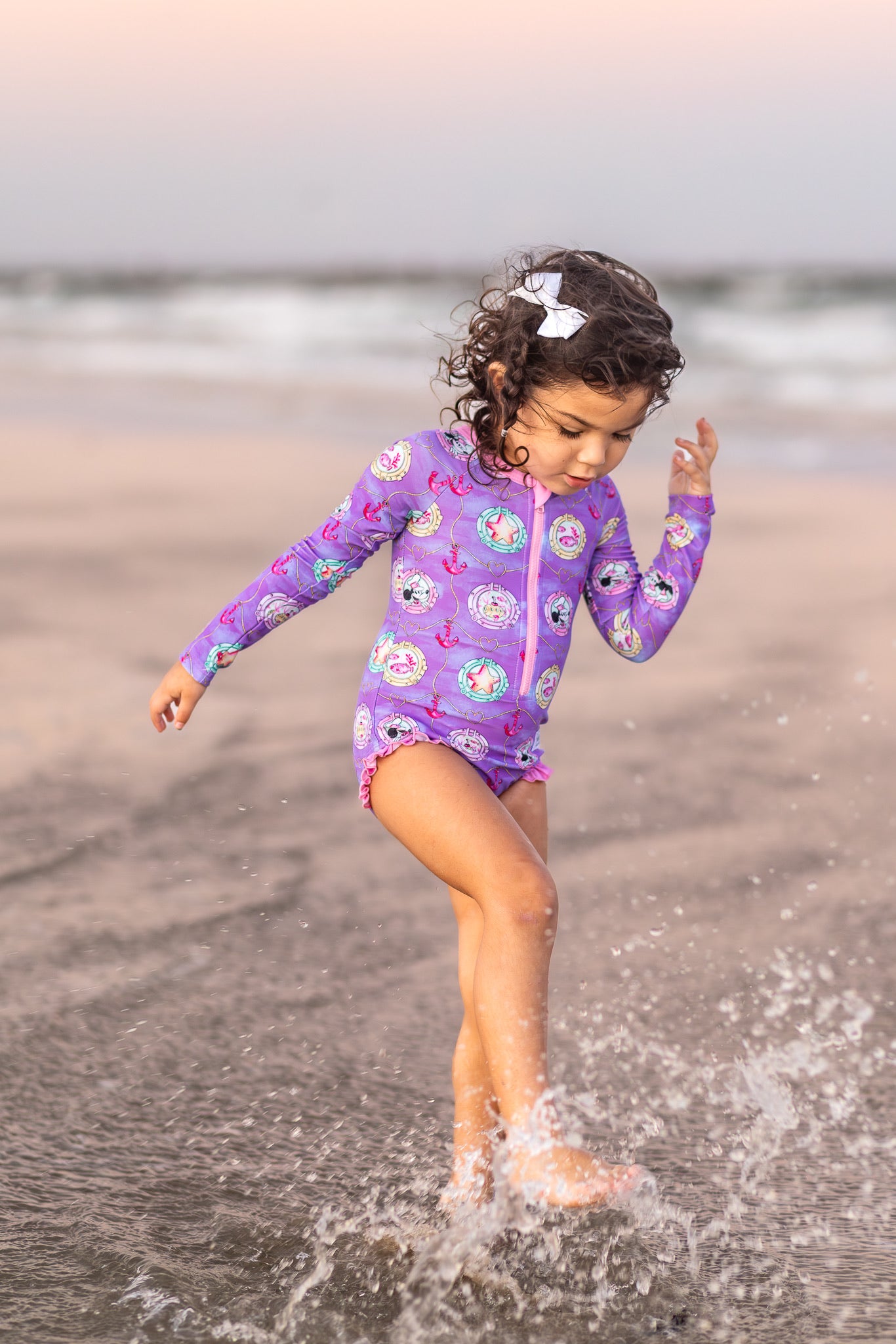 Extras (2025 Spring Break Bash) Set Sail Zipper Rashguard 1pc