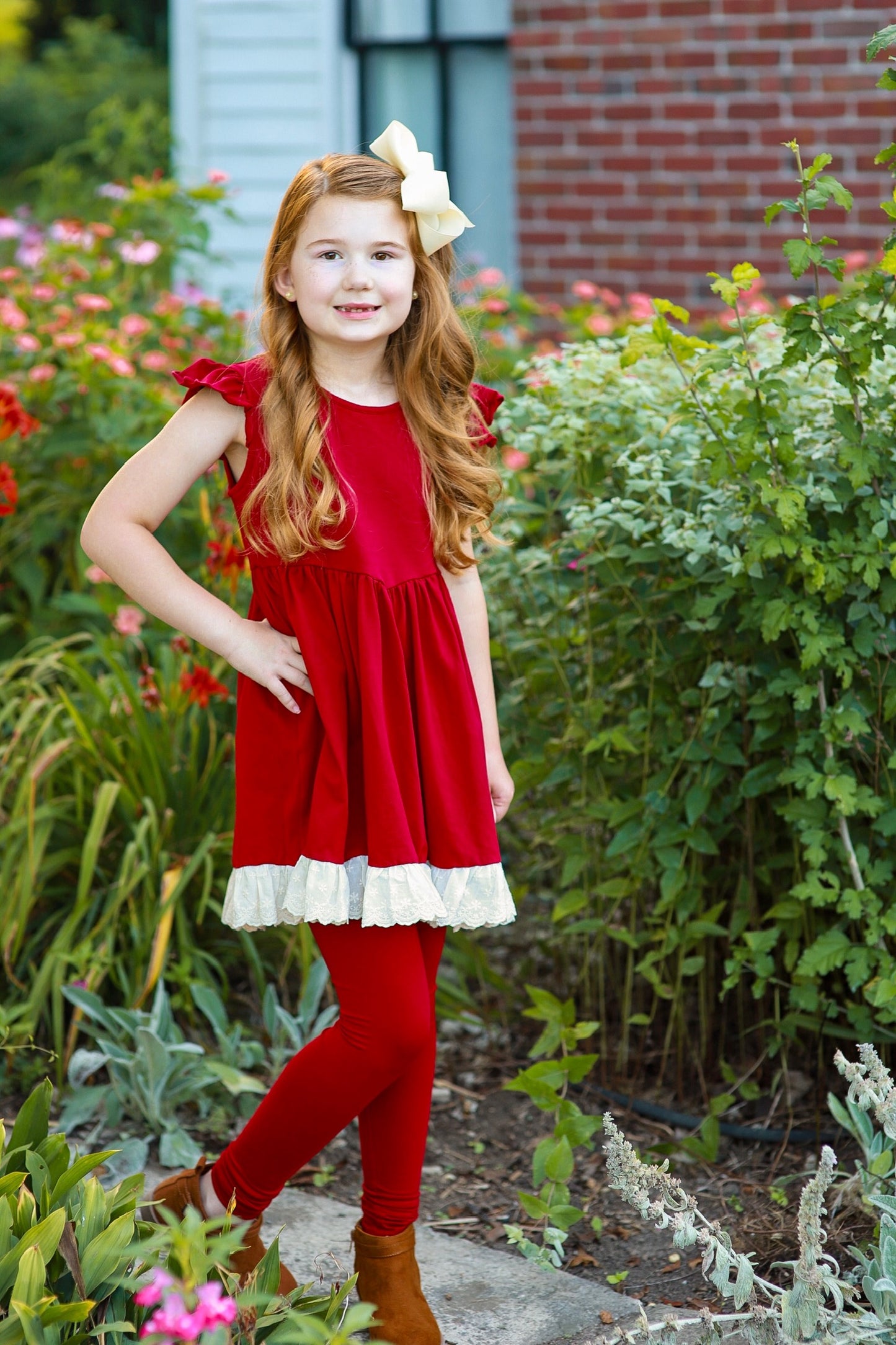 (2026 Fall Basics) Maroon Drop Waist Playset
