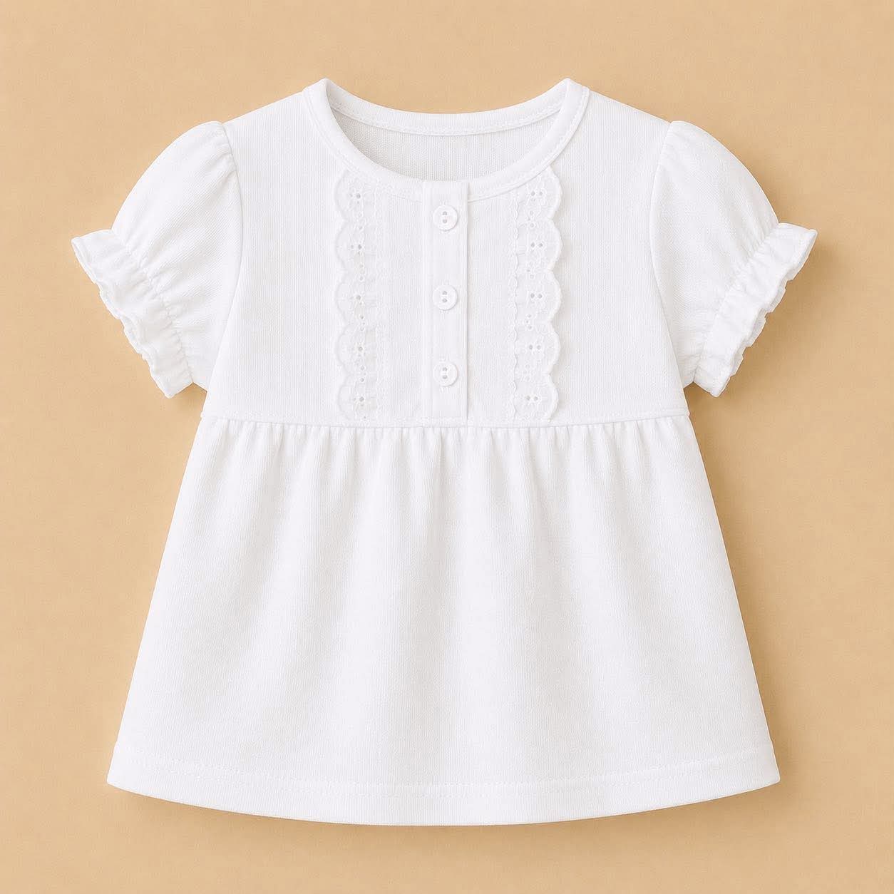 Extras (2026 School Uniforms) Button Shirt White