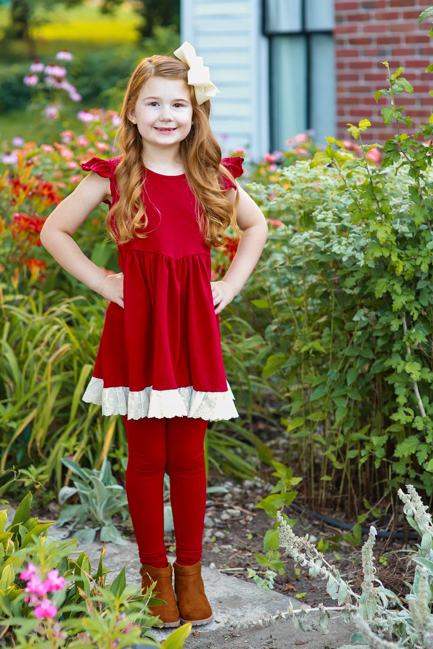 (2026 Fall Basics) Maroon Drop Waist Playset