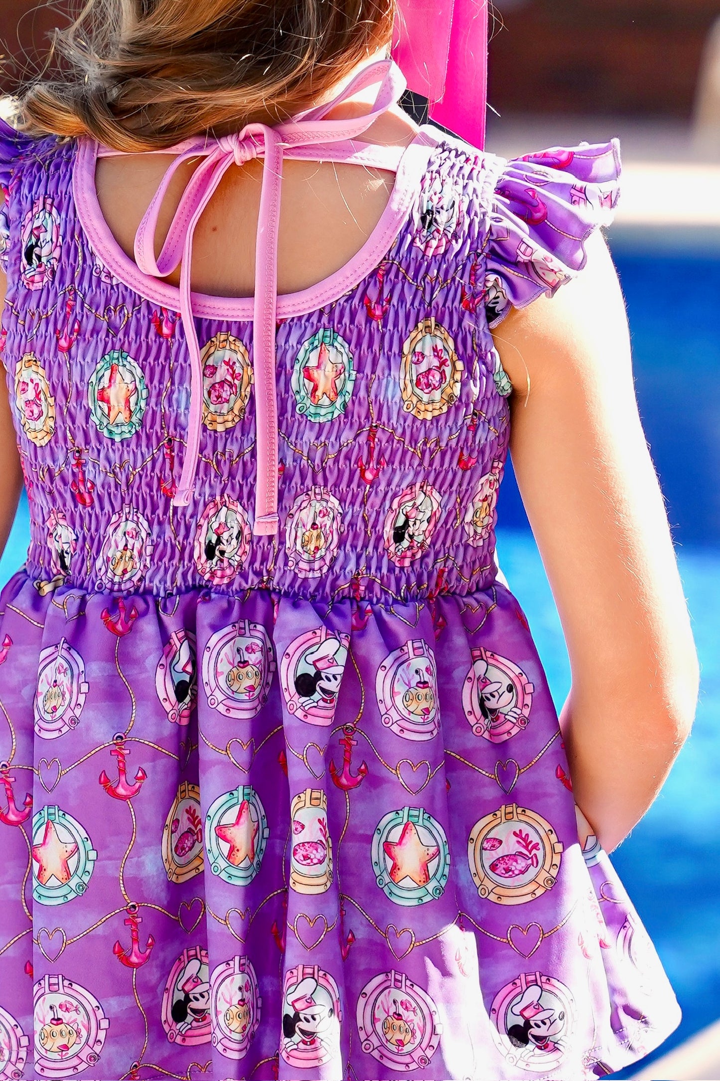 Extras (2025 Spring Break Bash) Set Sail Smocked Back Tankini