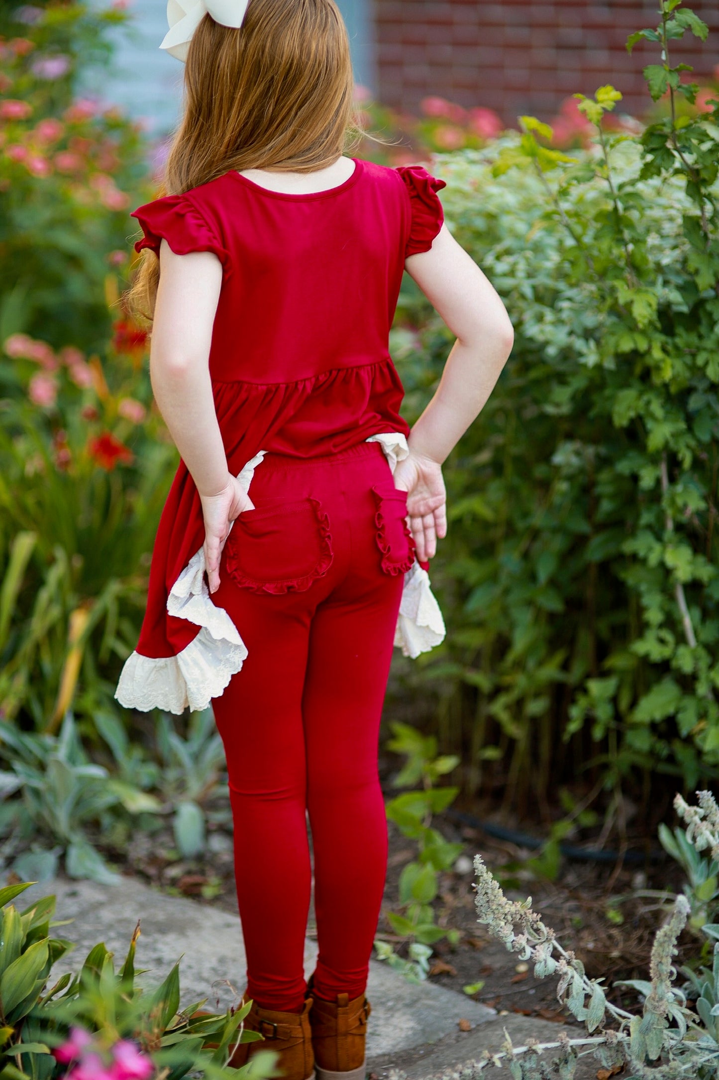 (2026 Fall Basics) Maroon Drop Waist Playset