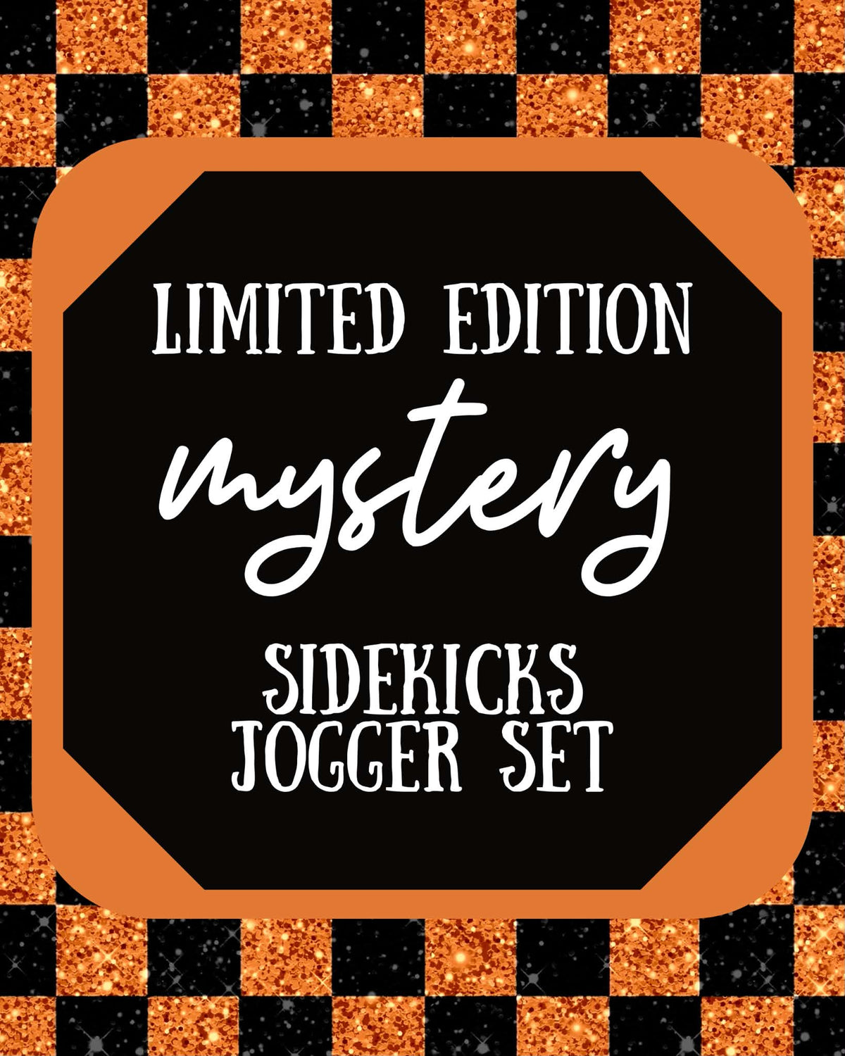 EXTRAS(2026 Halloween Bash) Short Sleeve Sidekicks Jogger Set