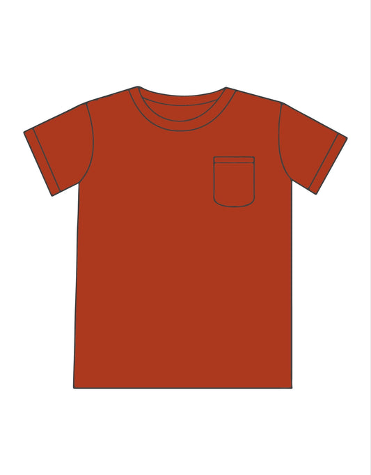 Extras (2024 Fall Bamboo Basics) Rust Unisex Tee