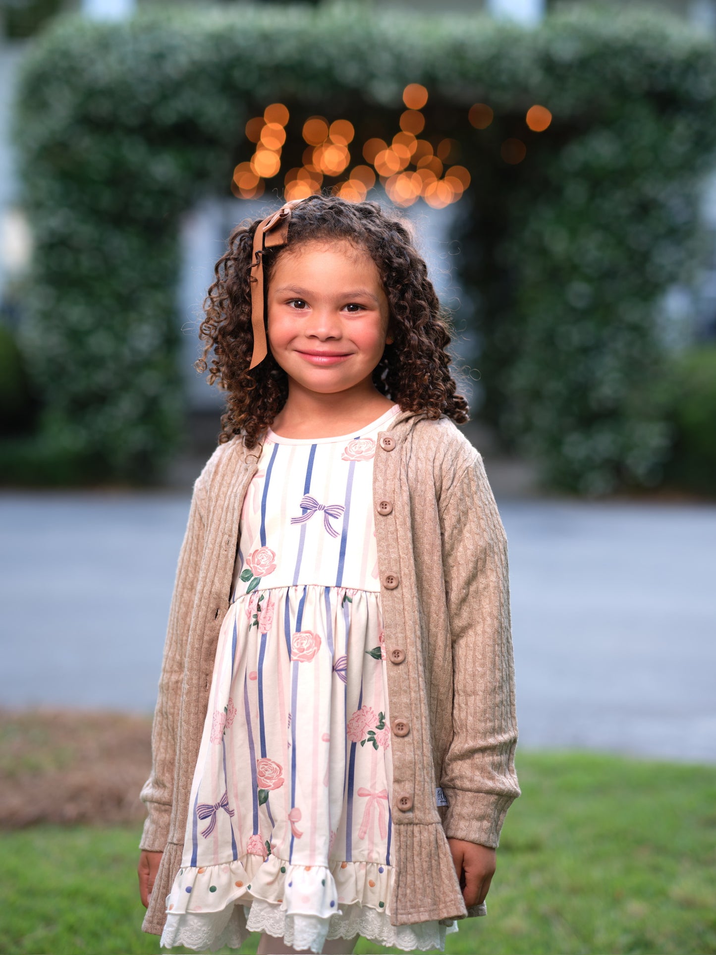 EXTRAS (2026 Cardigans) Tan Hooded Cardigan