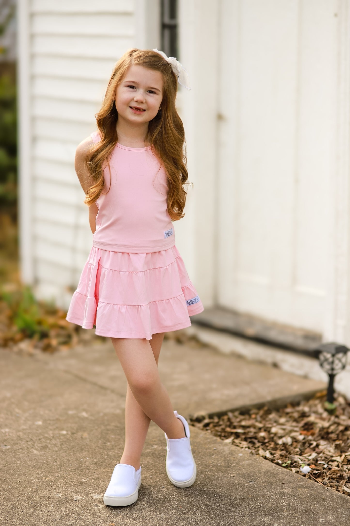 Extras (2026 Spring Athletics) Light Pink Skort Set