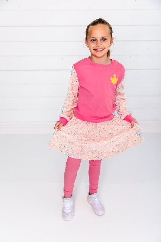 (2025 Princess Joggers) True Love's Kiss Skort with Legging Set