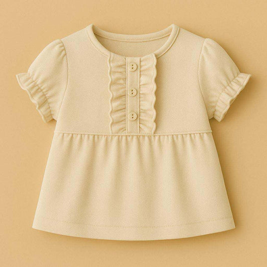Extras (2025 Uniform Collection) White Short Sleeve Top