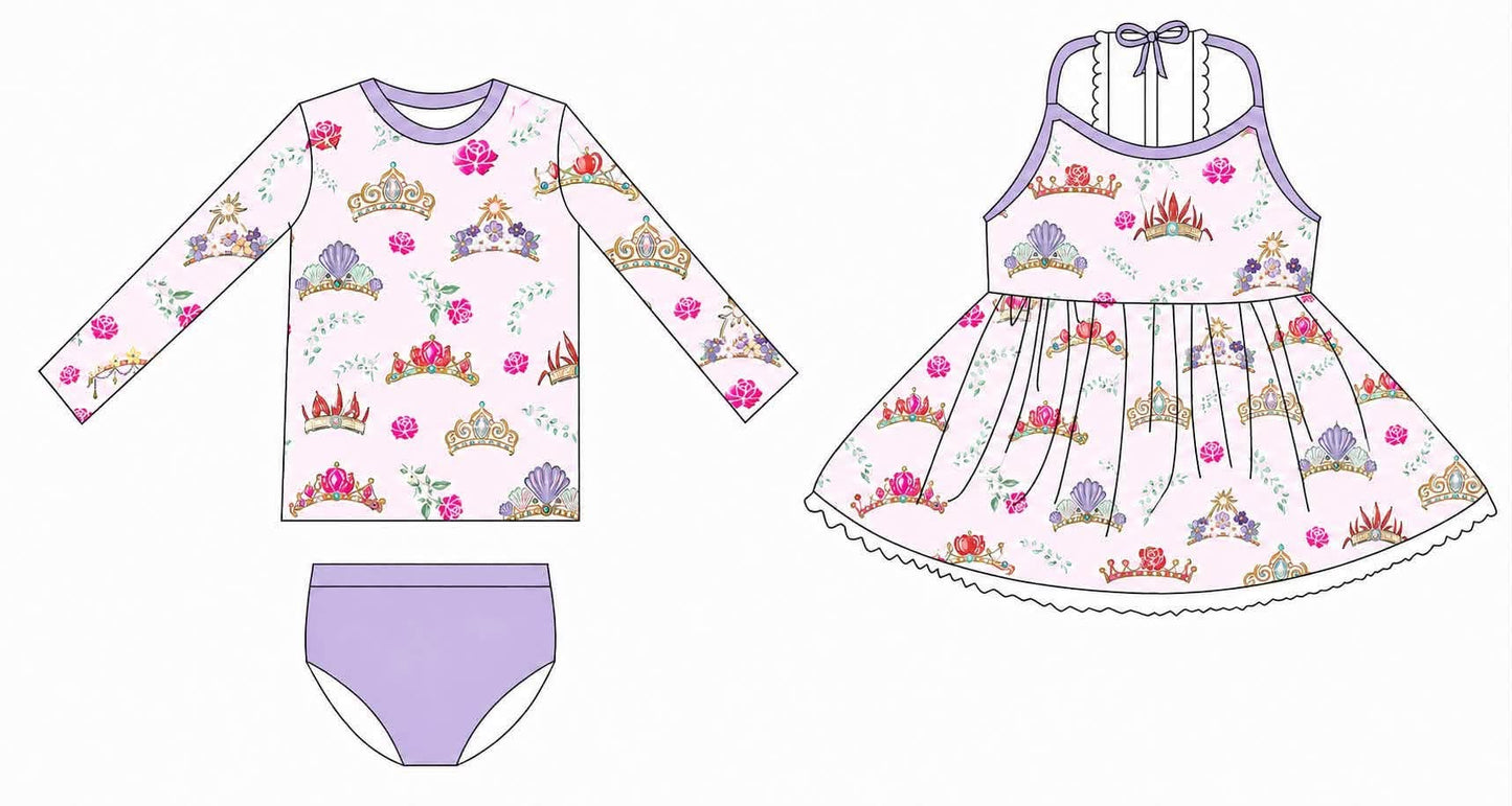 (2026 Fall Swim) 3pc Swim CROWNS