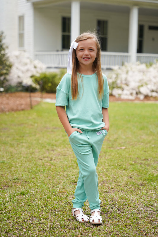 RTS (2025 Ribbed Bamboo Basics) New Style Mint