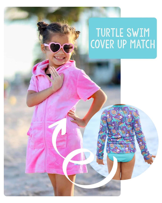 Extras (2024 Swim Collection) Seafoam Turtle Match Cover Up