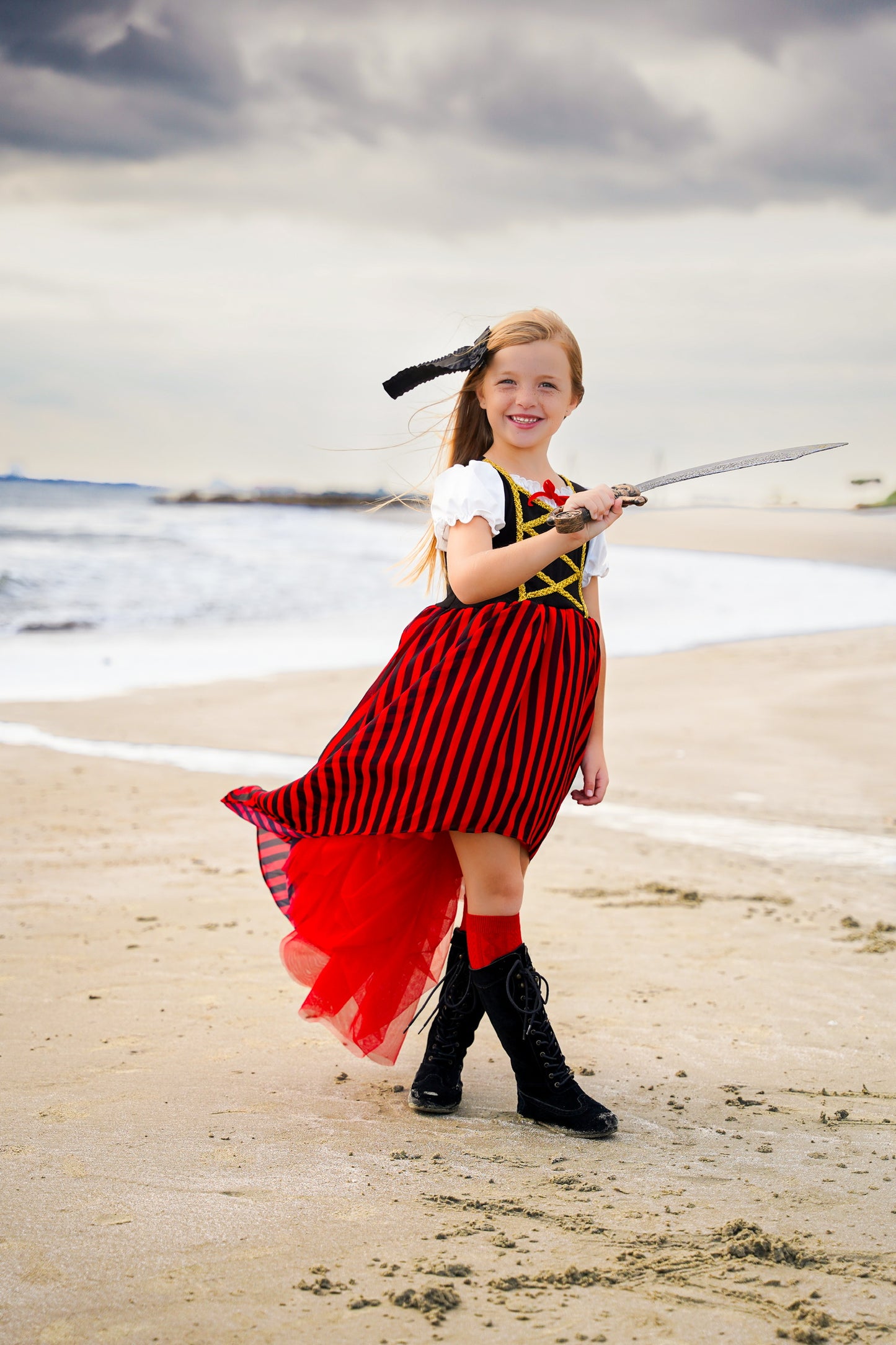 Extras (2025 Spring Break Bash) Pirate Hi Lo Dress