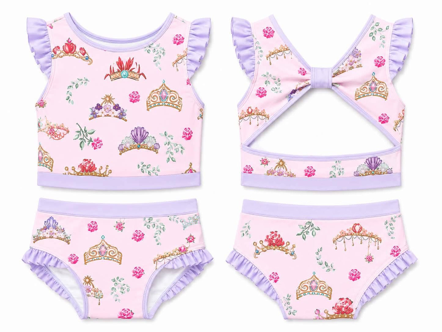 (2026 Fall Swim) 2pc Swim CROWNS