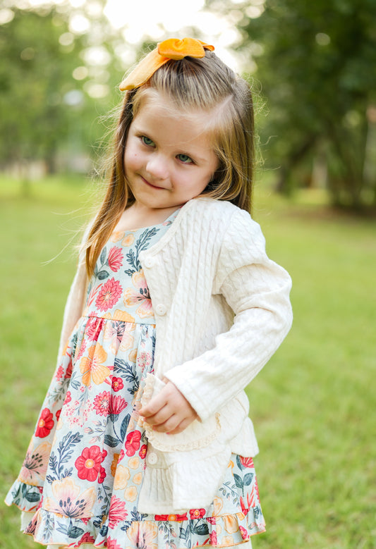 EXTRAS(2026 Cardigans) Cream Pocket Cardigan