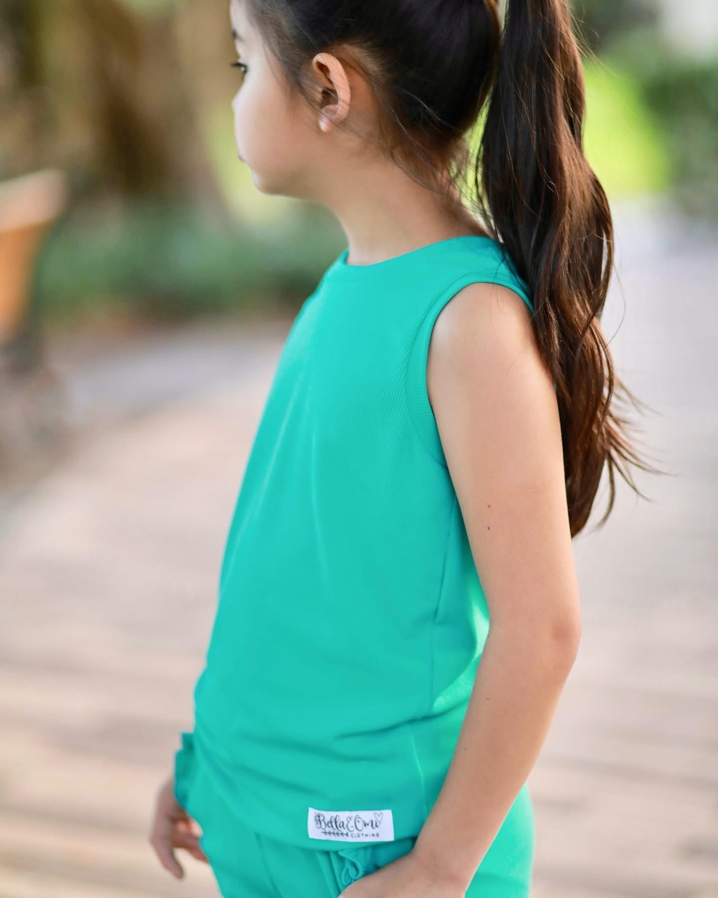Extras (2025 Ribbed Tanks) Teal
