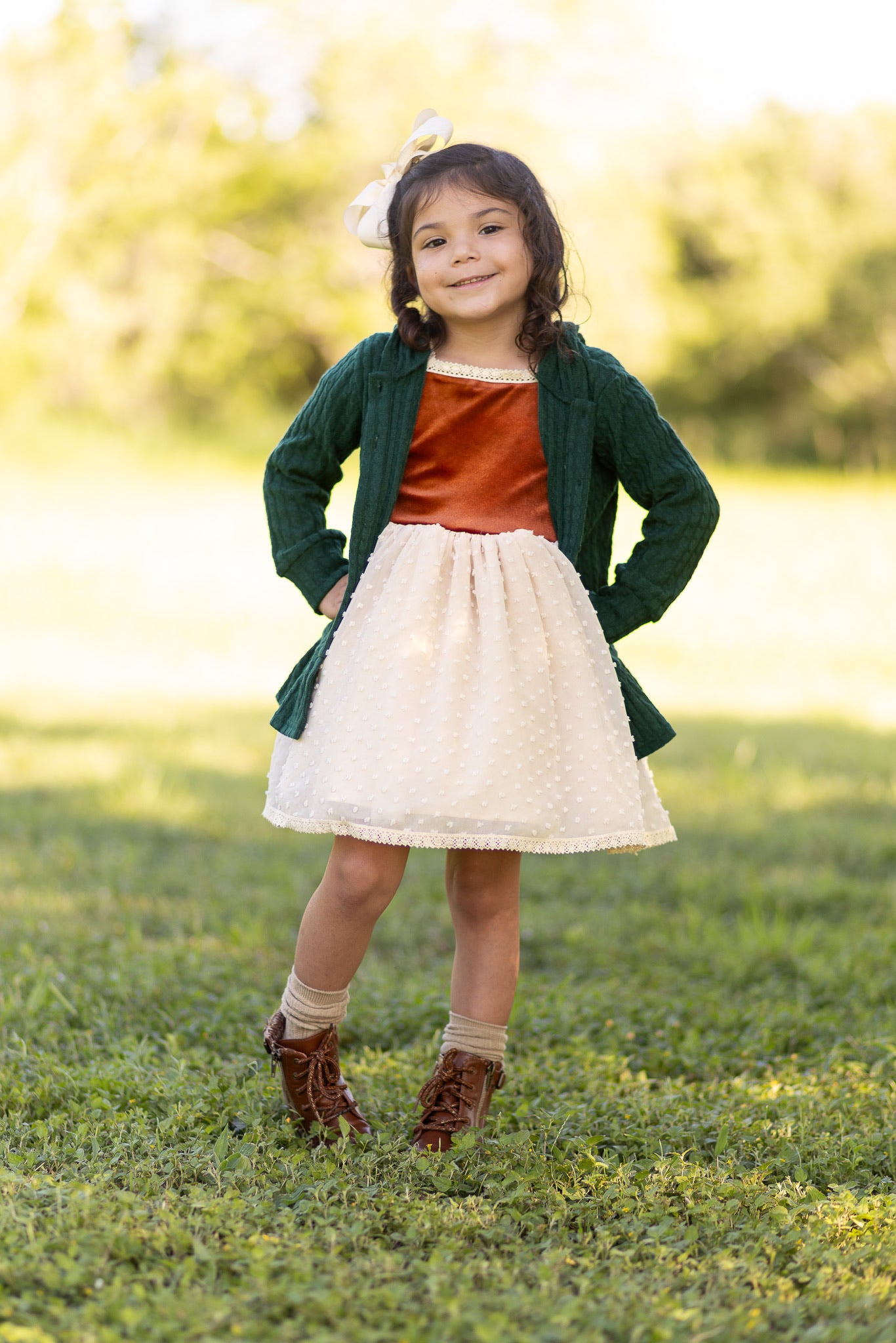 EXTRAS (2026 Cardigans) Green Hooded Cardigan