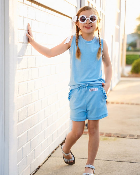 Extras (2025 Ribbed Tanks) Blue