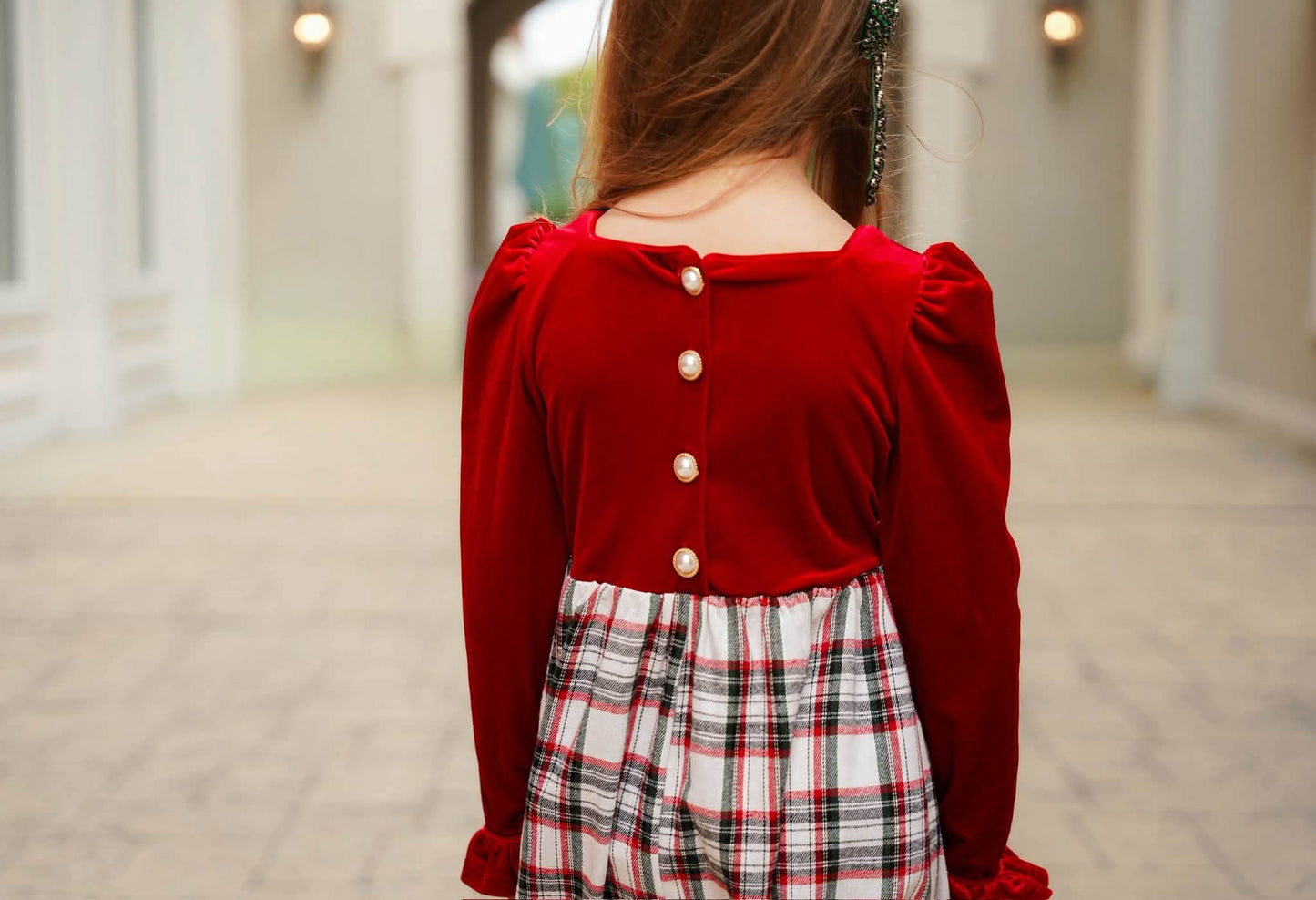 (2026 Holiday Dress Edit) Plaid Hi Lo