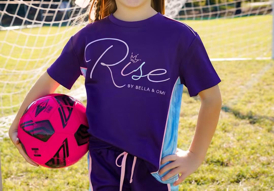 (2026 First Release) Rise Purple Short Sleeve Athletic Set