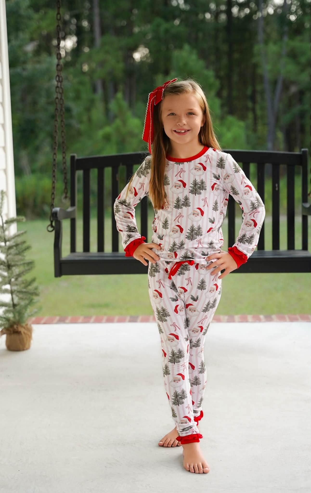 (2026 Family Christmas Sets) Girls 2pc Set